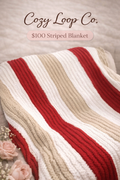Striped Crocheted Blanket